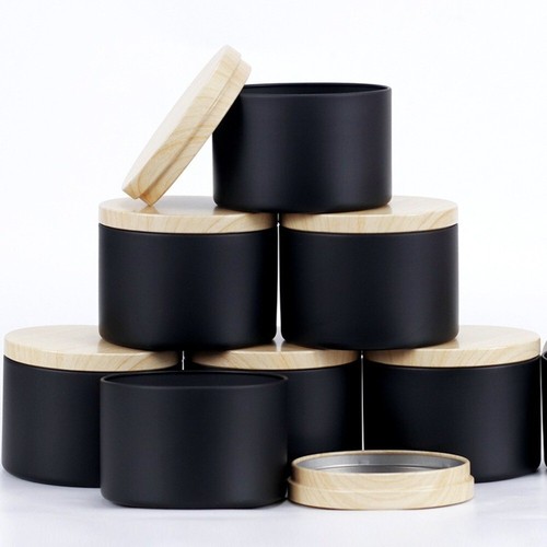Empty candle tin jars - tin, 12