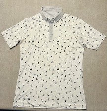 Galvin Green Polo Golf Shirt.Great Condition In White & Grey.Only worn once.