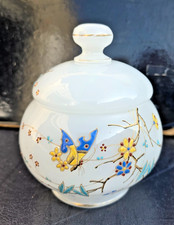 OPALINE SUGAR BOWL ENAMEL