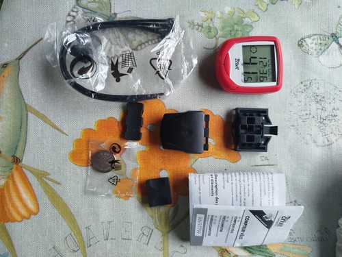 Crivit bicycle speedometer red - speedometer,