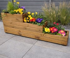 Garden wooden planter tiered - planter,