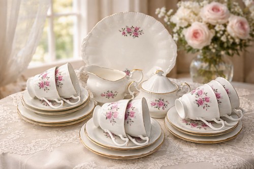Vintage english bone china tea - bone,