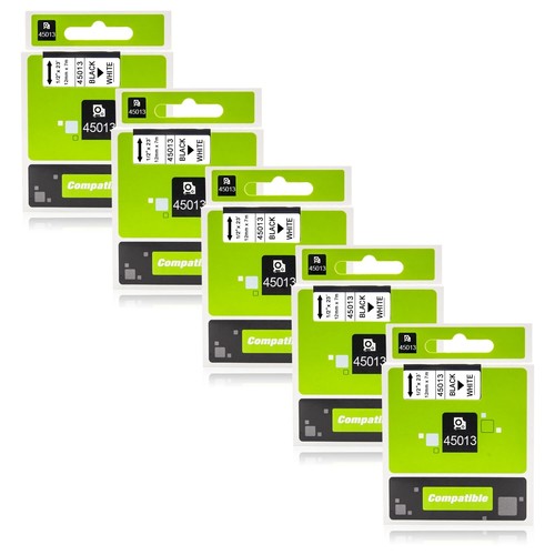 5pk dymo label tape - d1,