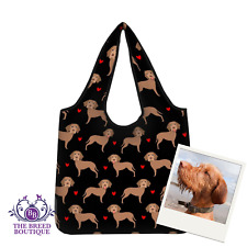 WIREHAIRED VIZSLA SHOPPING BAG REUSABLE FOLDABLE WASHABLE LOVELY GIFT IDEA