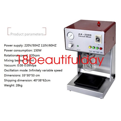 Dental vacuum mixer lab - vacuum,