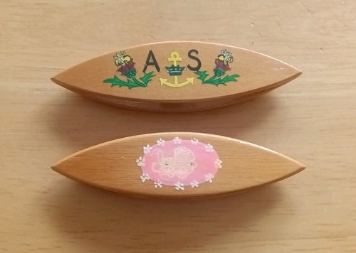 Wood tatting shuttles - wood,