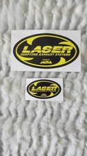 2 x Laser Exhaust Decal. Brand