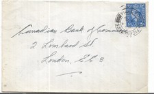 KING GEORGE VI 2½d WITH FIELD POST OFFICE CANCEL FROM CANADIAN AIR FORCE 549