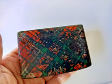 Antique Tartanware Mauchline wood wooden snuff box