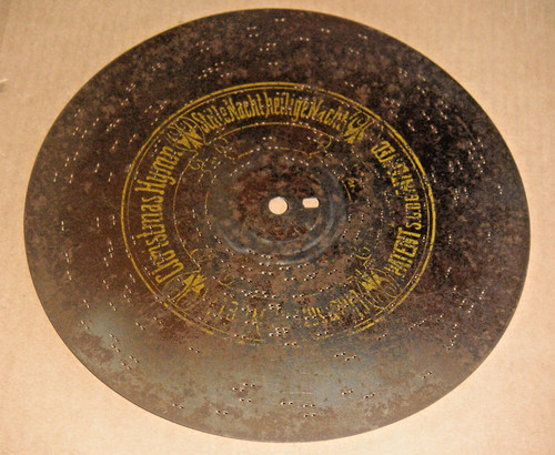 Silent night symphonion plate - silent,