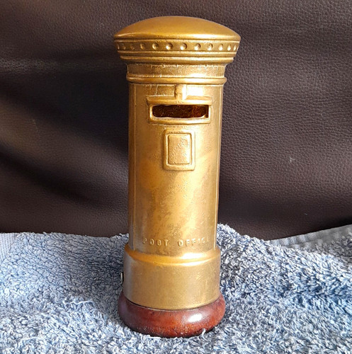 Brass post office - pillar, box