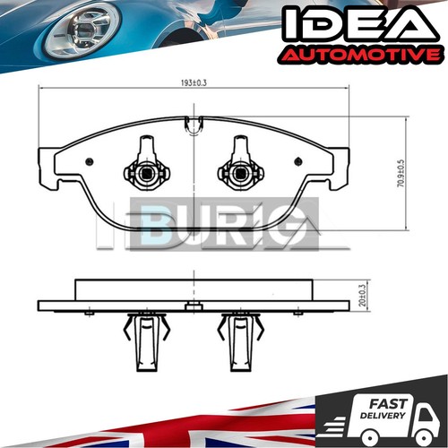 Brake pads set front idea - set,