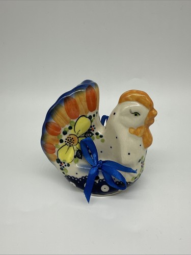 Polish pottery chicken - polish,