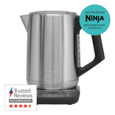 Ninja Stainless Steel Perfect Temperature Kettle, Rapid Boil – [KT201UKREF]