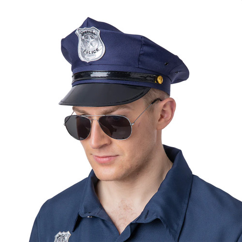 Deluxe cop hat - hat, policeman