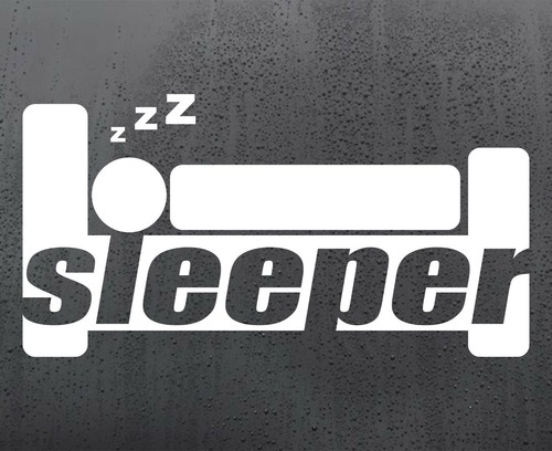 Sleeper vinyl sticker - , funny
