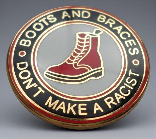 Ska reggae skinhead badge - reggae,
