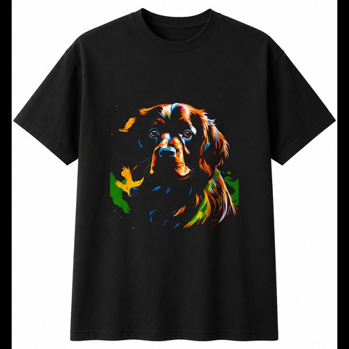 Psychedelic sussex spaniel - psychedelic,