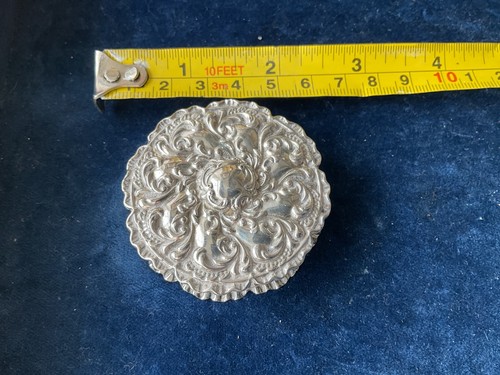 Quality victorian silver pill - silver,
