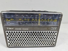 Vintage ITT Tiny 4-Band Radio