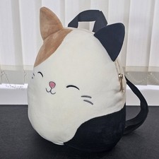 Squishmallows Cameron Cam The Calico Cat Backpack Bag Soft Plush Toy 12"