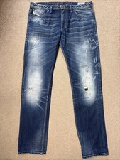 Diesel Shioner Regular Slim Fit Denim Mens Jeans 0074Y W34 L34 (2964)