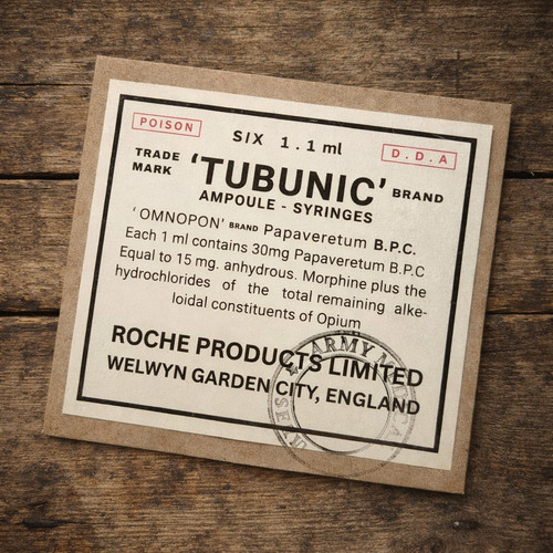 Ww2 british morphine - box, kit