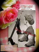 1940s Umbrella Cover & Bun