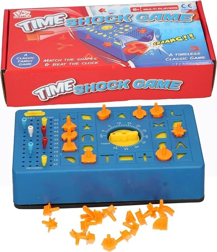 Time shock fun puzzle shape - shock,