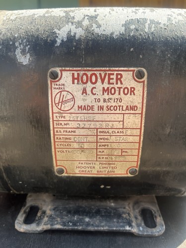 Hoover phase motor and - hoover, 3