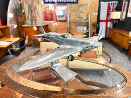 Handcrafted aluminium spitfire - handcrafted,
