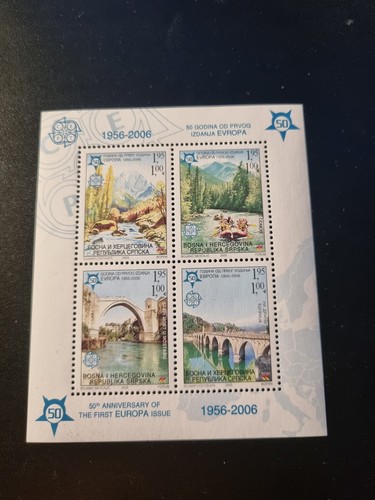 Bosnia block europe 1 - 1, €