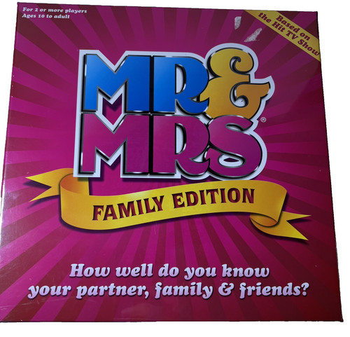 Mrs family board game - mr,