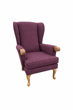 CARE HOME WOODEN ARMCHAIR