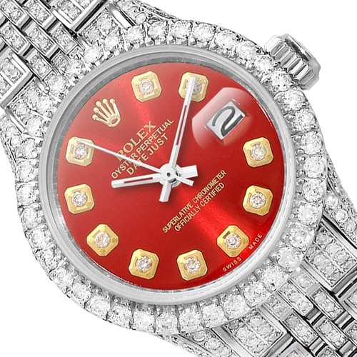 Rolex datejust 26mm pave - rolex,