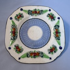 This is a vintage Maruhon Ware Della Robbia style plate from Japan.