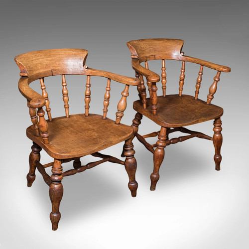 Pair antique country house - pair,