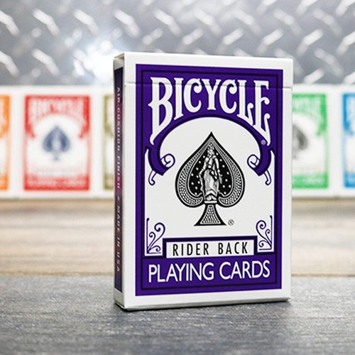 Bicycle playing - (purple),
