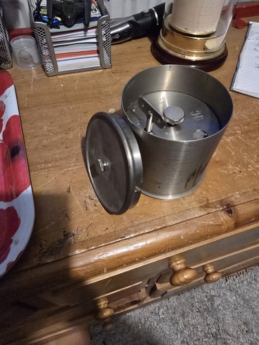Gluck steel barograph - steel,
