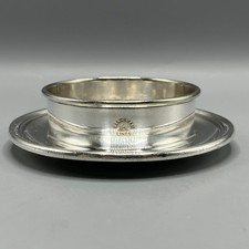 Walker & Hall Antique Silver Plate Wine Coaster Bottle Holder Ellerman Lines Vtg