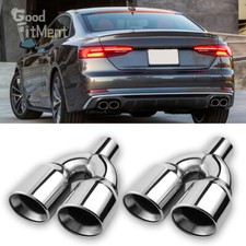 2pcs dual exhaust pipe - 9.5",
