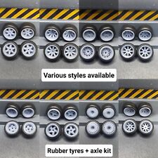 1:64 resin wheels with rubber