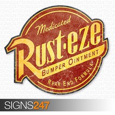 RUSTEZE STICKER Distressed Vinyl Car Sticker JDM Bomb Decal Wall Art