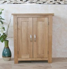 Slimline Oak Cloakroom