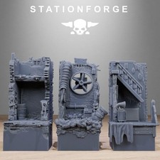 Wasteland Diorama stands from