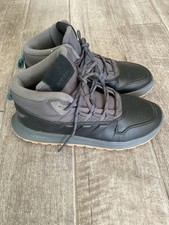 Mens Black/Grey Lace-Up Adidas Cloudfoam Comfort Ankle Boots, Size 7.UK.