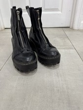 ZARA Black Platform Ankle