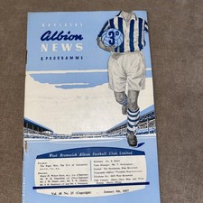 West Bromwich Albion v Doncaster Rovers  9/1/57 Vol 48 No.25 FACup 3rd Rd Replay