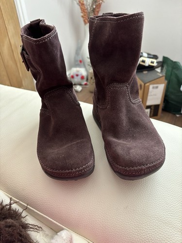 Brown ladies suede genuine - suede,