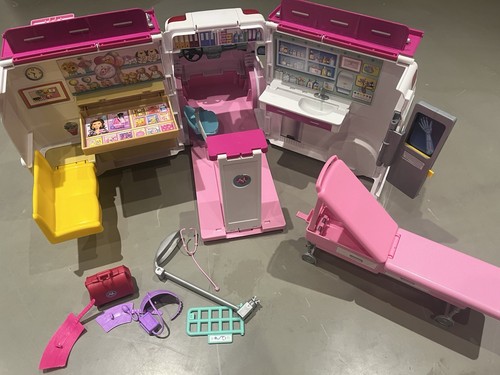 Barbie care clinic ambulance - care,